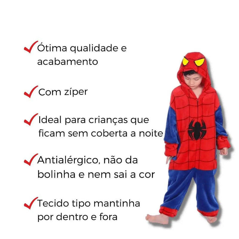 Pijama Infantil Homem Aranha